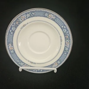 Noritake RANDOLPH Piattino Bone China 9721 Blu Floreale Vintage Giappone Ringraziamento - Foto 1 di 3
