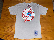 Men's Mitchell & Ness Property of Yankee Stadium Grey T-Shirt - Yesweli