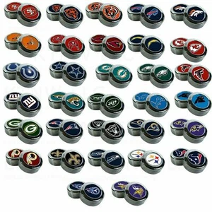 ⭐️⭐️⭐️⭐️⭐️NFL LICENSE PLATE FRAME SCREW COVER / UNIVERSAL / CHOOSE YOUR TEAM - Picture 1 of 12