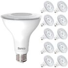 Sunco Lighting 10 Pack PAR30 LED Bulbs Flood Light Outdoor Indoor 75W