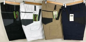 Men Heavy Duty Cotton Drill Canvas Cargo Work Shorts,Tradie Multi-Pockets 4Color - Picture 1 of 20