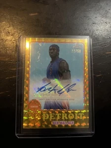 2024-25 Topps Chrome Basketball Ben Wallace 1973 Gold Geometric Auto /50 - Bild 1 von 2