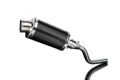 Escape Delkevic Deslizable con Silenciador Ovalado de Fibra de Carbono de 9" para KLX300 Foto 1 de 4