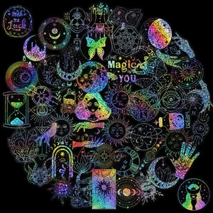 🪄Magic World🪄 Holografische Mix Aufkleber (10-100 Stück) - US-Verkäufer⚡️SCHNELLER VERSAND - Bild 1 von 6