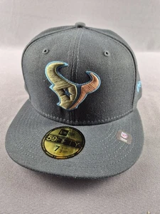 Gray Houston Texans New Era MLB 59Fifty Fitted Hat 7.5 Rare Logo Colorway Nwot - Picture 1 of 12