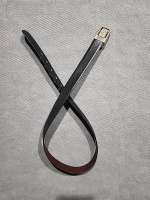 Pierre Cardin 黑色皮革腰带尺寸 ~ 32-36 复古  — 第 1/4 张图片