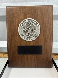 Boy Scouts Of America Distinguished Commissioner No-name Plaque - Picture 1 of 8