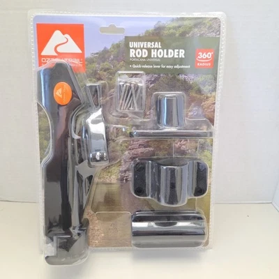 Ozark Trail Boat or Dock Universal Mount 360deg Swivel Rod Holder with Hardware - Image 1 of 4