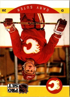 1990 Pro Set Gary Suter #46 Calgary Flames Hockey Card - Image 1 of 2