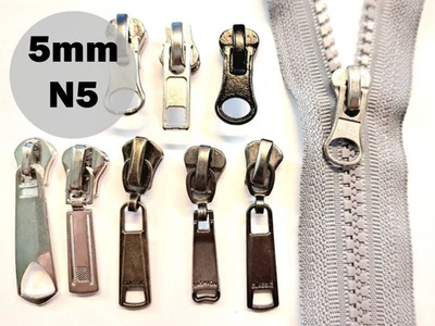 1 St Ersatzzipper Ersatzschieber Reißverschluss 5mm Kunststoffzahn  umtauschen - Bild 1 von 4