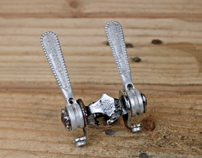 Palancas de cambio de marchas Campagnolo Record 1014 tubo descendente vintage retro bicicleta de carretera Foto 1 de 4