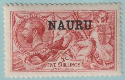 NAURU 14 COMO NUEVO BISAGRAS OG * ¡SIN FALLAS MUY BIEN! CHW Foto 1 de 2