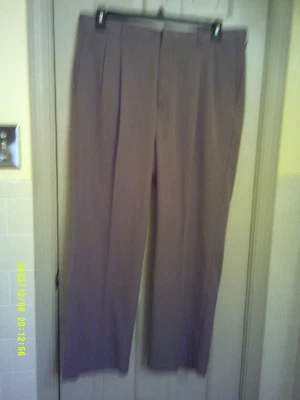 Men's John Blair Brand Pants, Size 38X30.Brown Color - Image 1 of 2