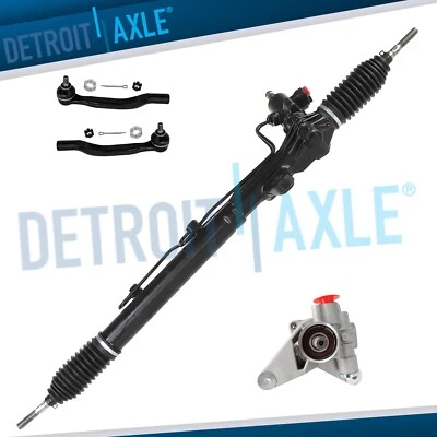 Complete Power Steering Pump Rack and Pinion Tie Rods Kit for Honda Accord 3.0L - Image 1 of 4