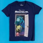 Official Disney Monsters Inc Navy T-Shirt : S,M,L,XL,XXL