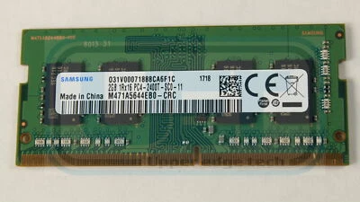 Laptop Name Brand Memory 2GB PC4-2400T-S DDR4 2400MHz Samsung Hynix Nanya Tested - Image 1 of 3