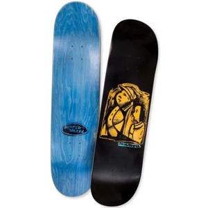 The Heated Wheel Frontier Skateboard Deck Black 8" - Picture 1 of 2