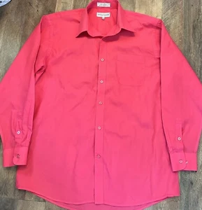 Daniel Ellissa New York Dress Shirt Sz 16.5 34-35 PINK Long Sleeve - Picture 1 of 7