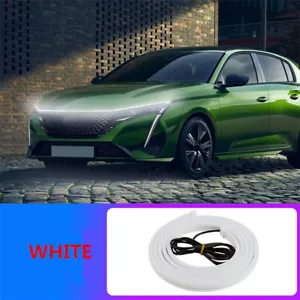 Nueva tira de luz diurna LED para capó de coche de 120 cm impermeable lámpara flexible #op - Imagen 1 de 7