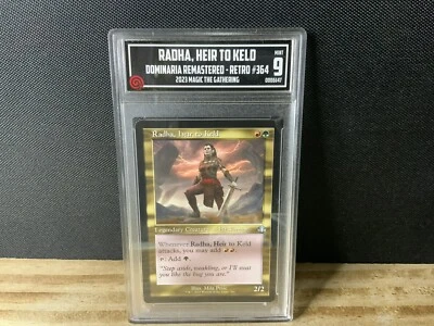 TCCG 9 NOT PSA MTG Radha, Heir to Keld Dominaria Remastered Graded Commander - Image 1 of 2