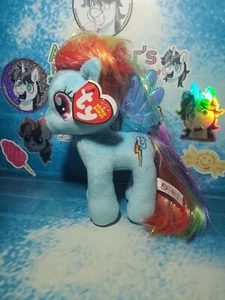 My Little Pony Rainbow Dash 7” Peluche Hasbro TY Beanie Babies Collection 2014 - Imagen 1 de 4
