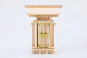 Kamidana Japanese Home Shinto Shrine Small Wooden Altar Home Safety God - Picture 1 of 4
