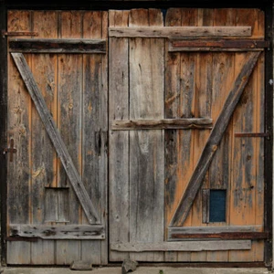 Casa de campo rústica granero madera puerta telón de fondo fotografía fondo estudio accesorios - Imagen 1 de 9