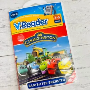 V Reader Interactive Reading Book System Chuggington Babysitter Brewster By Vtec - Picture 1 of 9