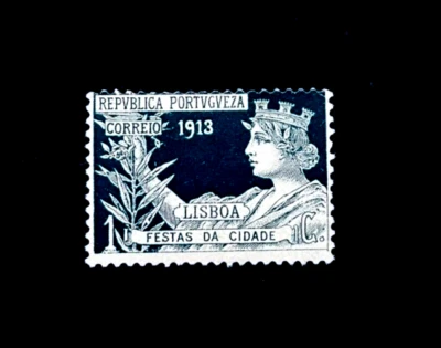 Scarce PORTUGAL Stamp - 1913 Telegraph Tax City Festival Lisboa Sn RA3 MNG  r7 - Image 1 of 2