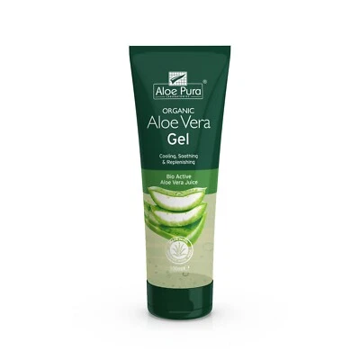 Aloe Pura Aloe Vera Gel, Natural, Vegan, Cruelty Free, Paraben & SLS Free, 100ml