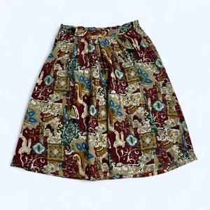 ALEXIS GEORGIO True Vintage Abstract Elegant Midi Skirt UK 12 (Size L) US 8 - Picture 1 of 9