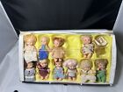 Mcm Mini Doll Ideal Toy Uneeda Pee Wee Village Case With Dolls & Outfits