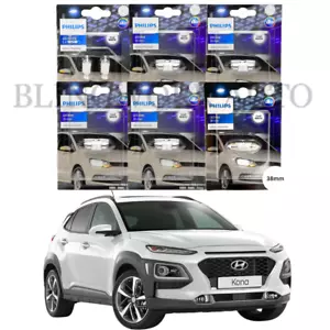 PHILIPS LED White Interior Light Bulb Package for 2017-2022 Hyundai KONA N-Line - Picture 1 of 2