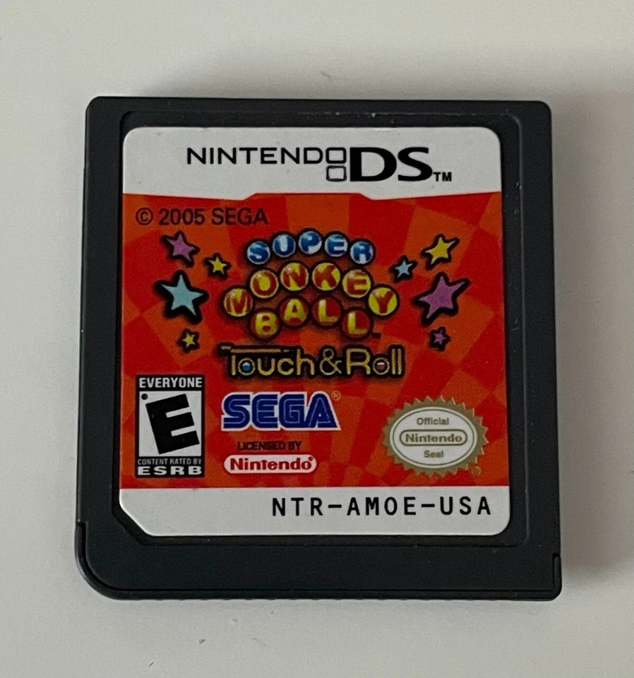 Nintendo DS NDS Super Monkey Ball Touch & Roll (GAME CARTRIDGE ONLY) - Image 1 of 1