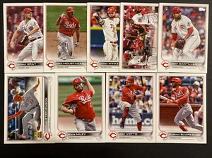 CINCINNATI REDS 2022 Topps Series 1 BASE TEAM SET (9 Cards) Votto-Santillan RC+ - Picture 1 of 1
