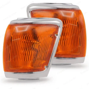 For Toyota Mighty-X4WD 1996-'97 Corner Turn Signal Indicator Light Chrome - Picture 1 of 8