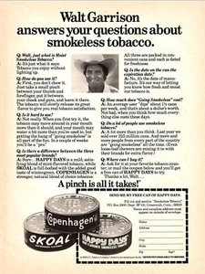 VINTAGE 1981 Copenhagen Chewing Tobacco Print Ad - Picture 1 of 1