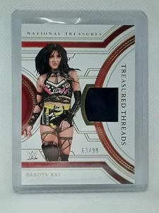Dakota Kai 2024 WWE National Treasures - Treasured Threads RELIC (63/99) - - Picture 1 of 2