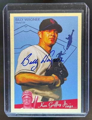 Upper Deck Goudey Billy Wagner 2008 automático #GG-BW Mets Foto 1 de 2