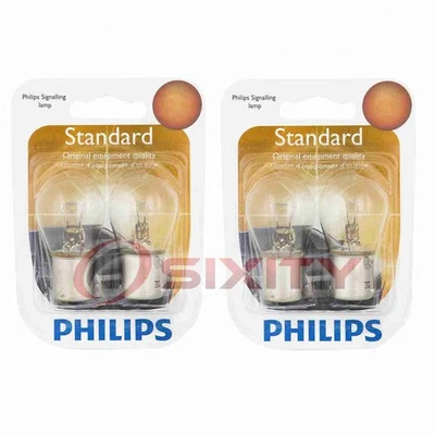 2 pc Philips Rear Fog Light Bulbs for Mitsubishi L200 2008-2019 Electrical bf - Image 1 of 4