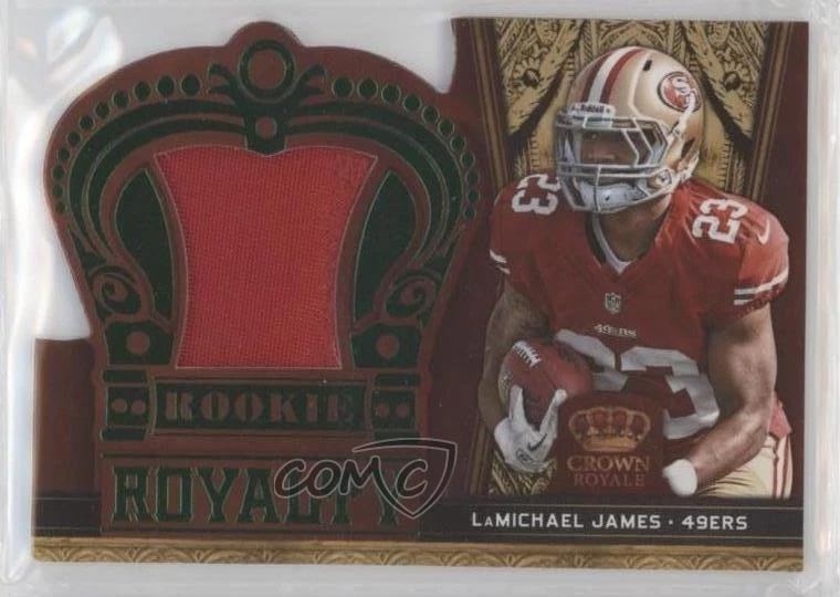 2012 Crown Royale Rookie Royalty Materials Green Prime /49 LaMichael James RC - Image 1 of 2