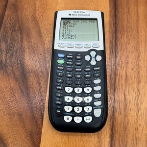 Texas Instruments TI-84 Plus graphischer Taschenrechner schwarz ohne Deckel tote Pixel - Bild 1 von 6