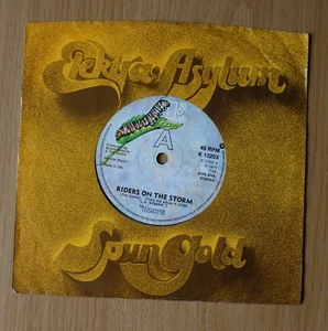 The Doors: Riders On The Storm / L.A. Woman. '76 UK 7" Elektra: K12203 - Picture 1 of 2