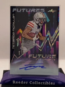 Tetairoa McMillan 2024 Leaf Multi-Sport Futures FI-TMM Panthers 1/1 Auto - Picture 1 of 2