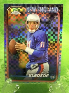 Drew Bledsoe - X-Fractor - 2024 Topps Chrome Football #122 New England Patriots  - Picture 1 of 11