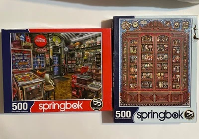 SPRINGBOK jigsaw Puzzles Lot of 2 Each 500 pieces Good Neighbor Store Yesterdays - Image 1 of 4