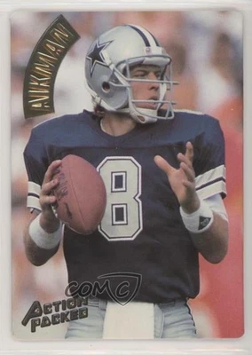 1994 Action Packed Troy Aikman #20 HOF - Image 1 of 2