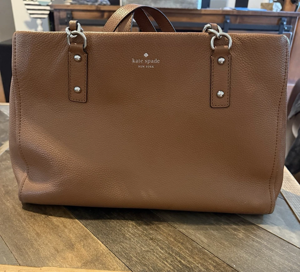 KATE SPADE  - Andee Cobble Hill Leather Tote - Warm Gingerbread $428 - Image 1 of 4