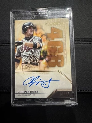 2020 Topps Luminaries - Home Run Kings Autographs Chipper Jones #HRK-CJ /15 (AU) - Image 1 of 2