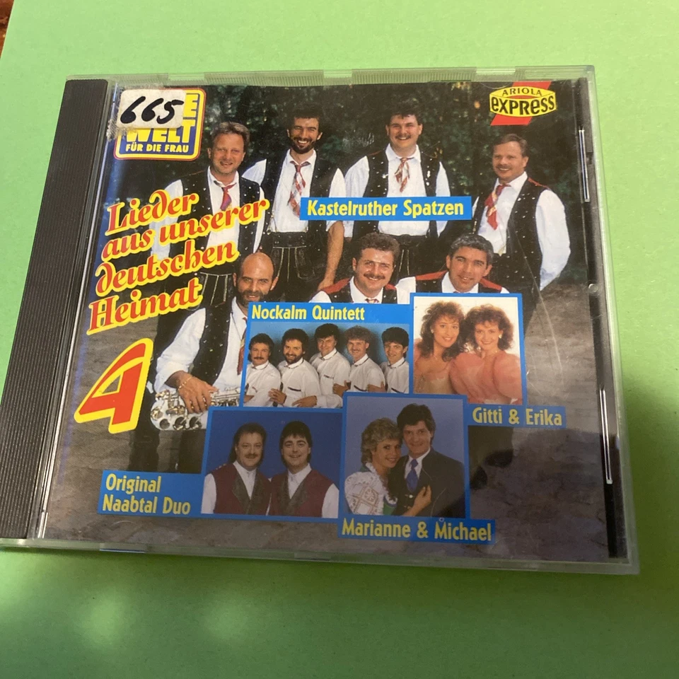 Lieder aus unserer Deutschen Heimat 4 - CD Sampler Volksmusik - Zustand Gut @200 - Bild 1 von 1